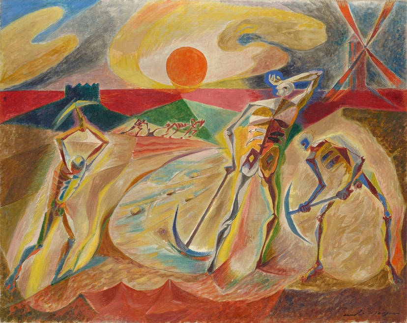 André Masson, Ouvriers andalous, 1934, oil on canvas, 73 x 92 cm 