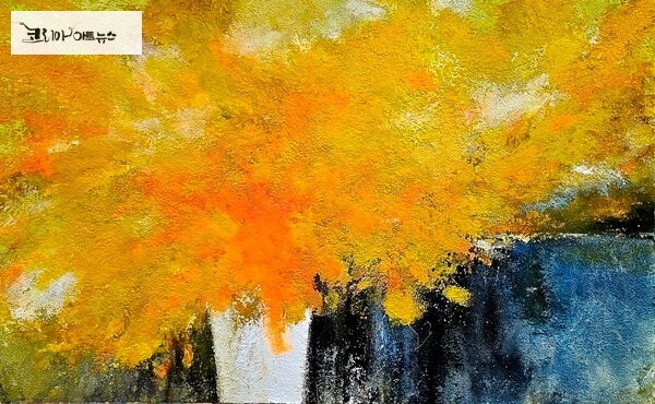 스며들다 / Permeate 42부제 : DvořákSerenade For Strings In E Major, Op.22,B.52 - 2. Tempo di valse아크릴 + 모래 + 기타혼합80호변형(145 × 92cm)